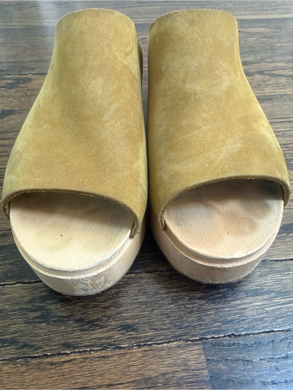 Bryr Norma clogs in fennel - Picture 3 of 5